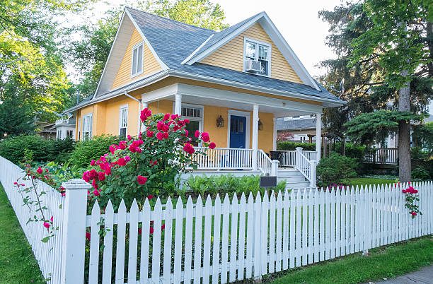 Charming cottage with vibrant garden flowers.